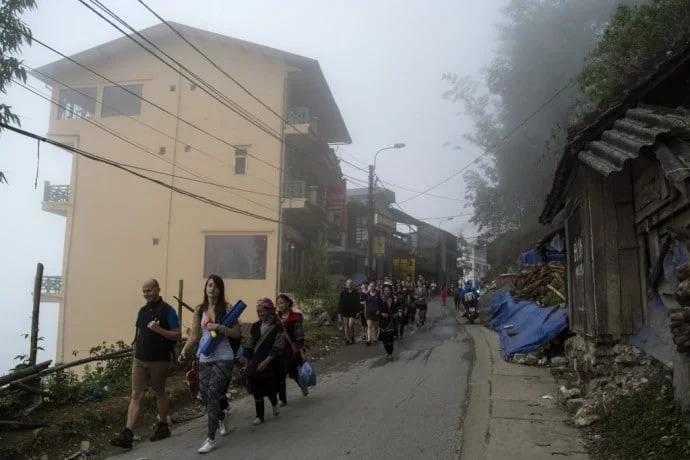 departure trek Sapa Vietnam