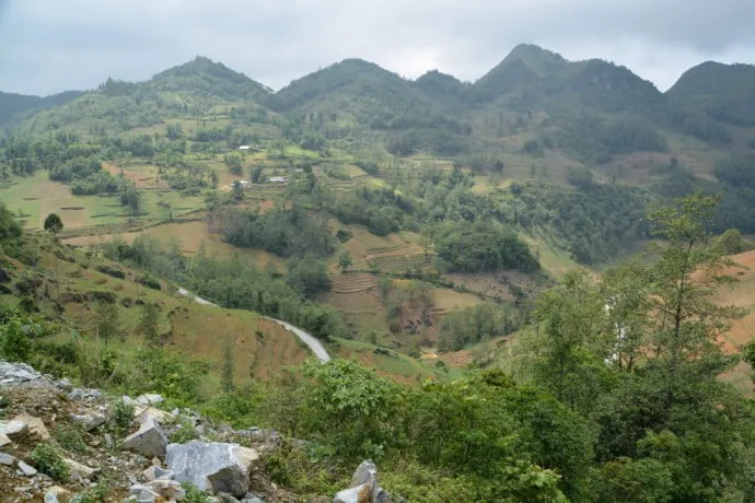 landscape north Vietnam - Bac Ha - Vinh Quang