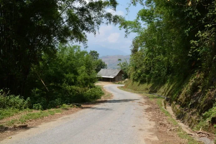 motorcycle route north Vietnam - Bac Ha - Vinh Quang