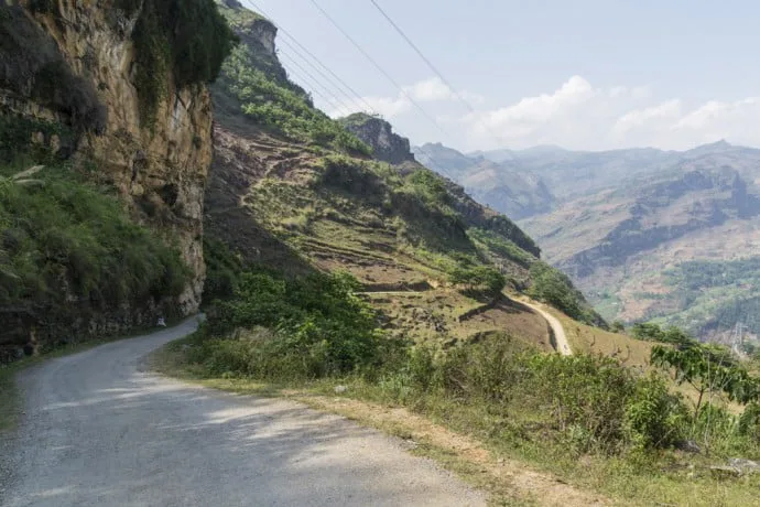 motorcycle road north Vietnam - Coc Pai