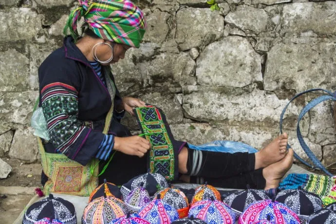 Sapa Hmong market Vietnam