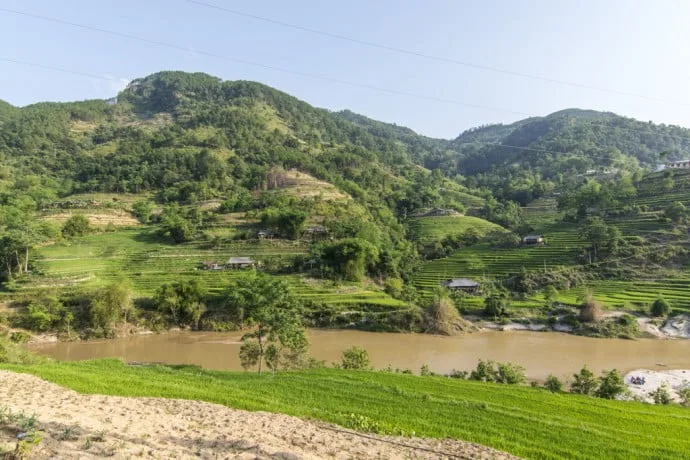 landscape north Vietnam - Bac Ha - Vinh Quang