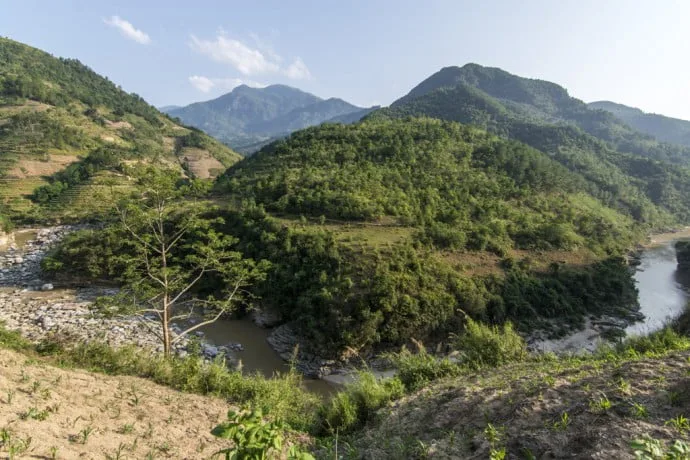 landscape north Vietnam - Bac Ha - Vinh Quang