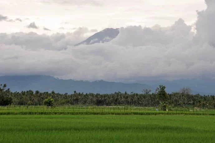 Borobudur landscape, Java Island, Indonesia