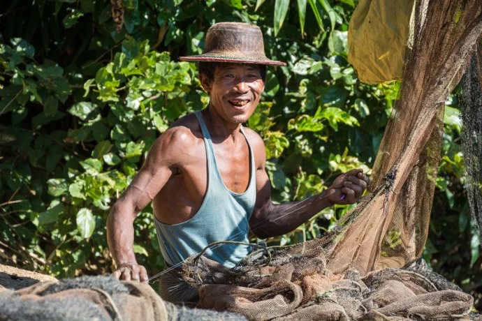 Fisherman Chaung Tha Burma