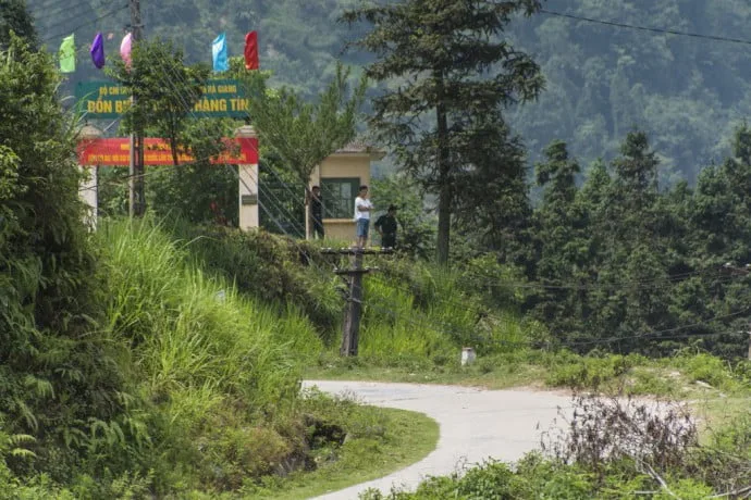 North Vietnam - road near the Chinese border