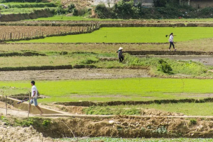 motorbike north Vietnam - Dong Van - Bao Lac
