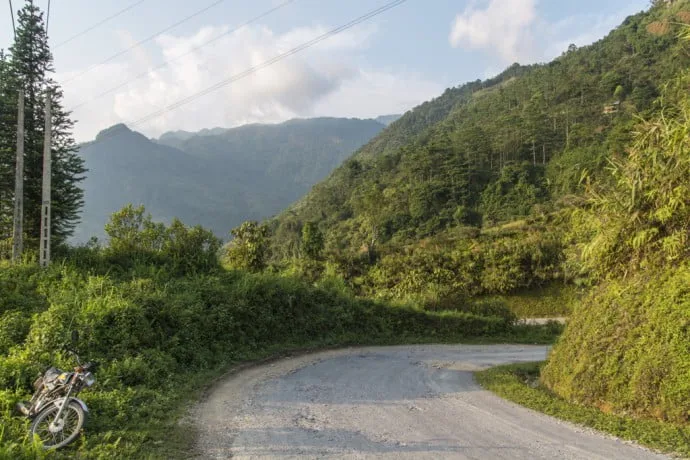 northern Vietnam - road between Vinh Quang and Ha Giang