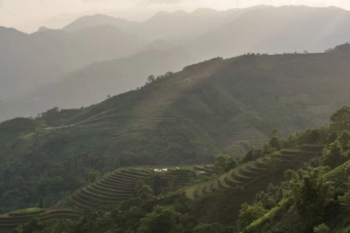 northern Vietnam - road between Vinh Quang and Ha Giang