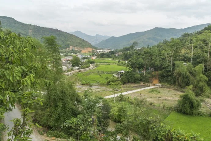 motorbike north Vietnam - road between Ha Giang and Dong Van