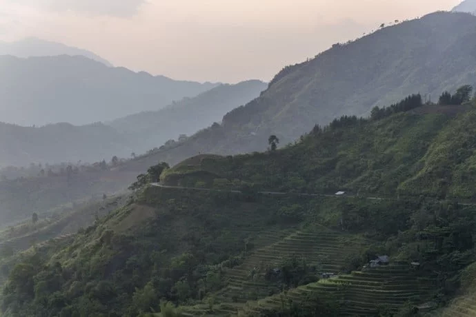 northern Vietnam - road between Vinh Quang and Ha Giang