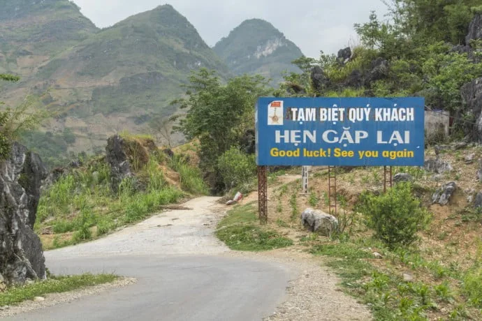 moto nord Vietnam - geoparc karstique de Dong Van