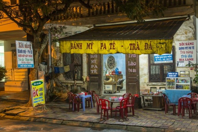 moto nord Vietnam - restaurant Cao Bang