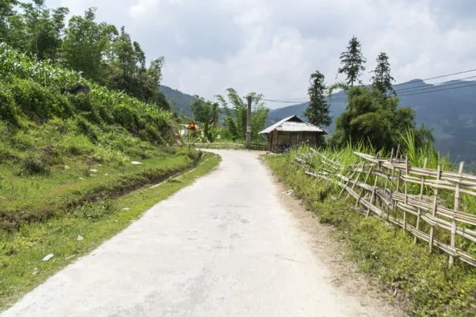 North Vietnam - road near the Chinese border