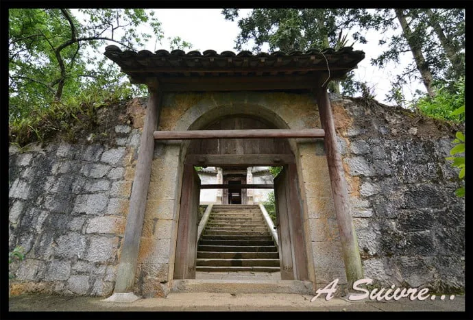 Entrance to the Hmong Dong Van Palace - North Vietnam