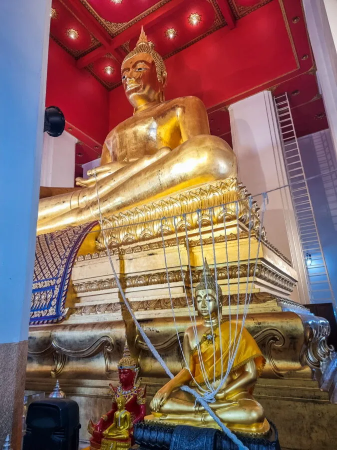 Buddha statue Wiharn Phra Mongkol Bophit Ayutthaya