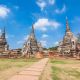 trois chedis ancien temple royal - wat phra si sanphet - ayutthaya
