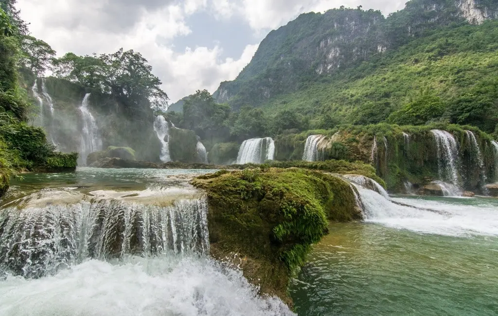 chutes ban gioc - nord vietnam