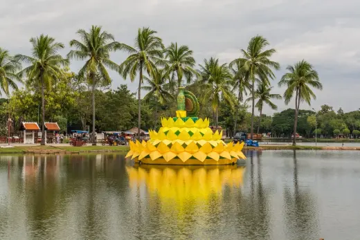 decoration sukhothai loi krathong