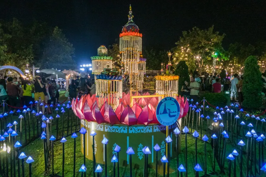 decorations festival loy krathong thailand