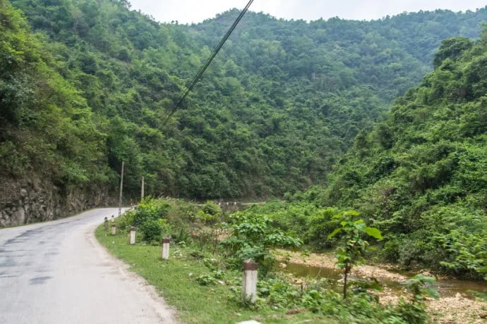 landscape of Cao Bang province