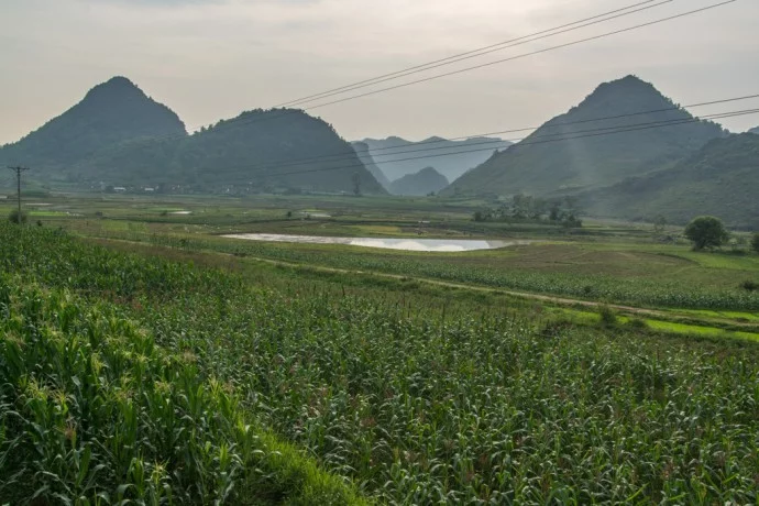 landscape of Cao Bang province