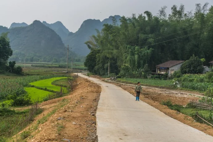 landscape of Cao Bang province