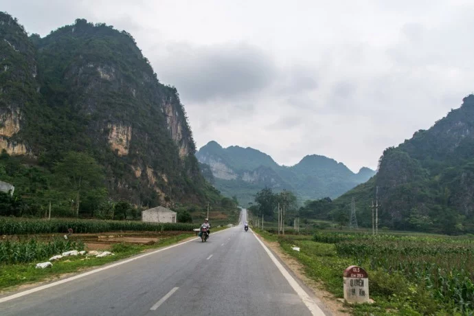 landscape of Cao Bang province