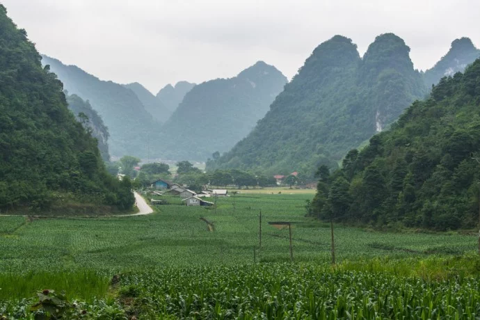 landscape of Cao Bang province
