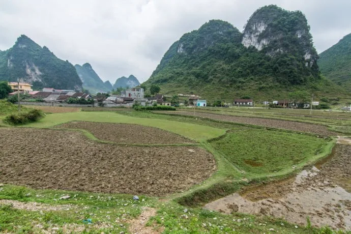 landscape of Cao Bang province