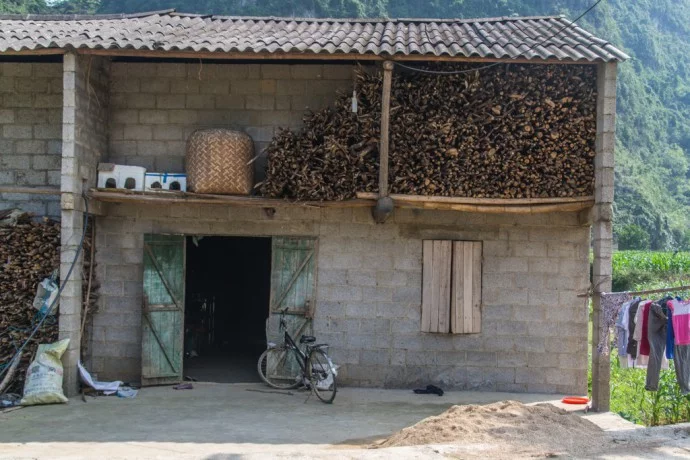 village near Cao Bang - north Vietnam
