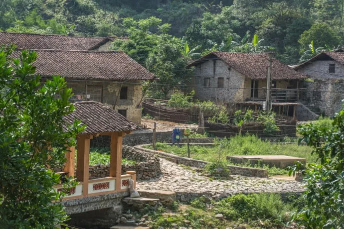 village near Cao Bang - north Vietnam