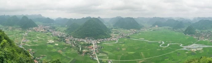 Bac Son viewpoint
