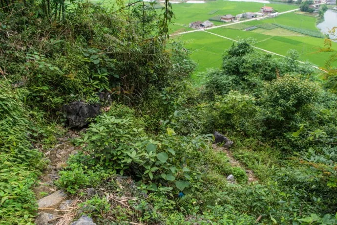 Bac Son viewpoint path