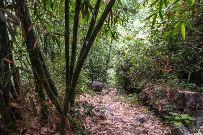 Bac Son viewpoint path