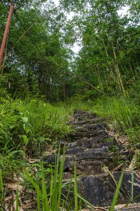Bac Son viewpoint path