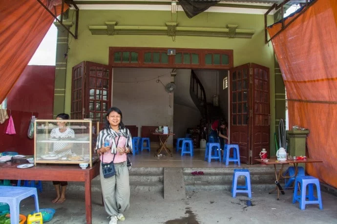 restaurant between Cao Bang - Bac Son - north Vietnam