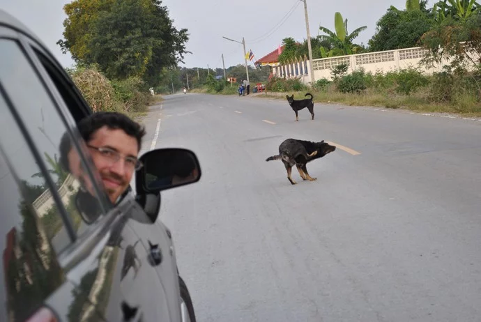 on the roads of thailand