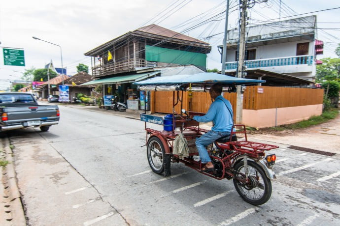 local transport in kamphaeng-phet-thailand