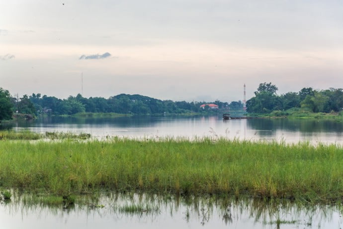 View of the Ping River from Kamphaeng-Phet, Thailand