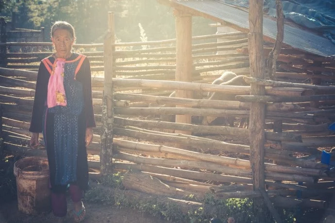 Lisu tribe - Chiang Dao mountain - Thailand