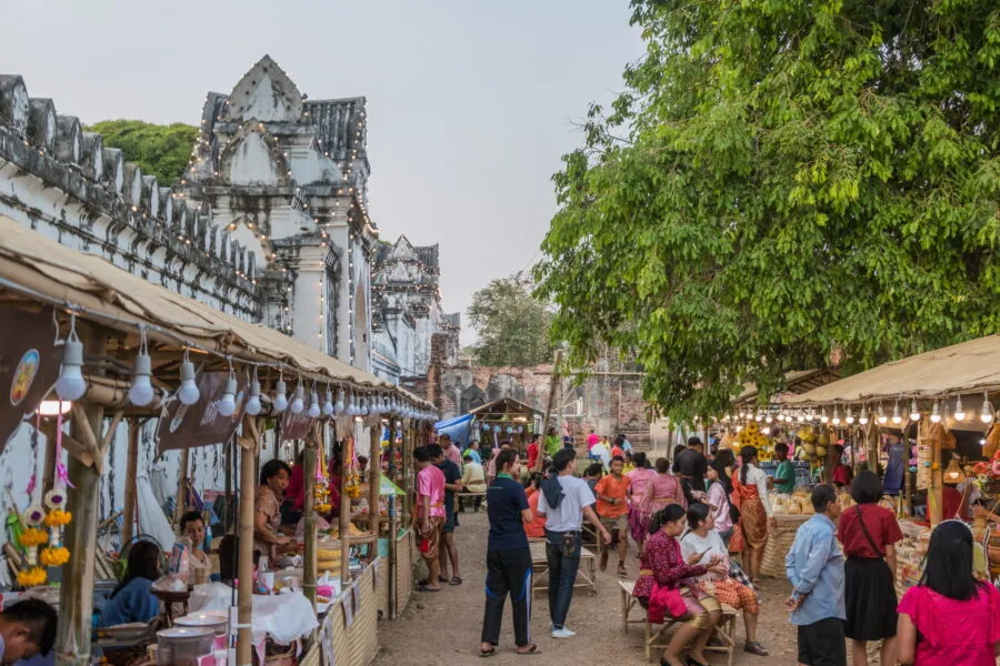street food festival king narai lopburi