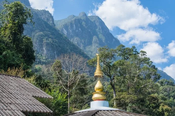 wat tham pha plong chiang dao temple - thailand