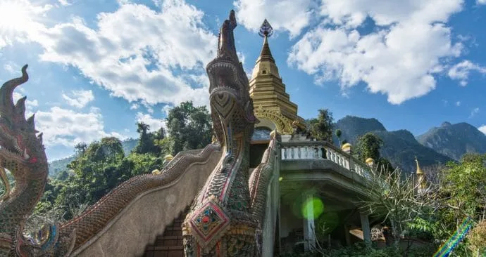 wat tham pha plong chiang dao temple - thailand