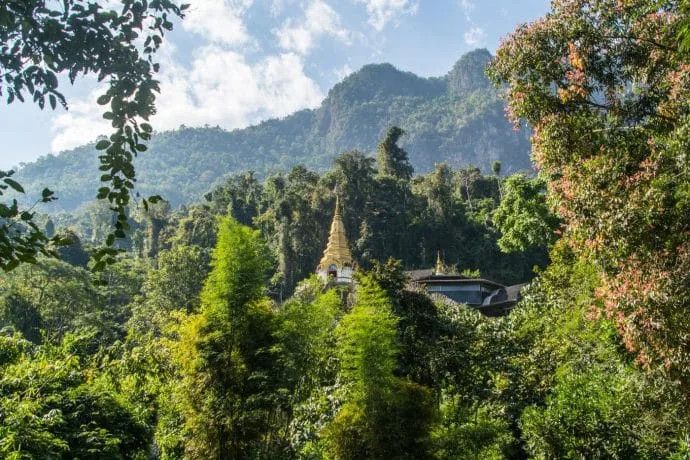 wat tham pha plong chiang dao temple - thailand
