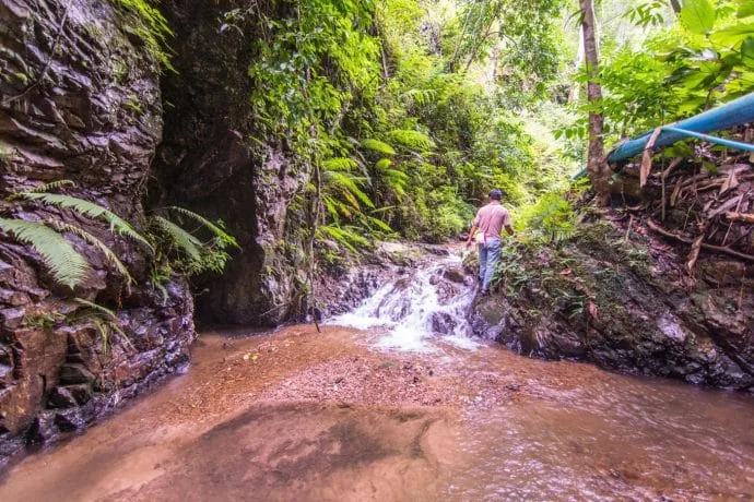 chiang dao waterfall trek - thailand
