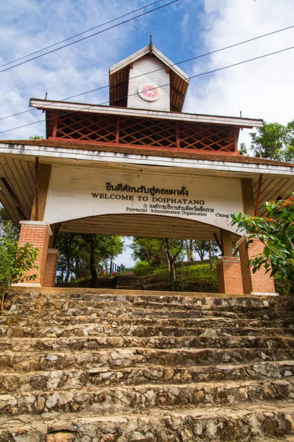 access to the Doi Pha Tang Chiang Rai trail