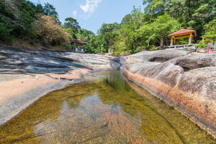 piscine naturelle Telaga Tujuh langkawi - malaisie