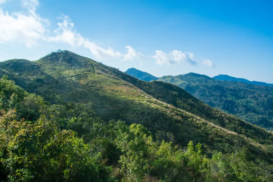 part of the Doi Pha Tang mountain