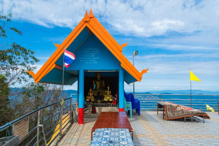viewing platform at Wat Pha Tang